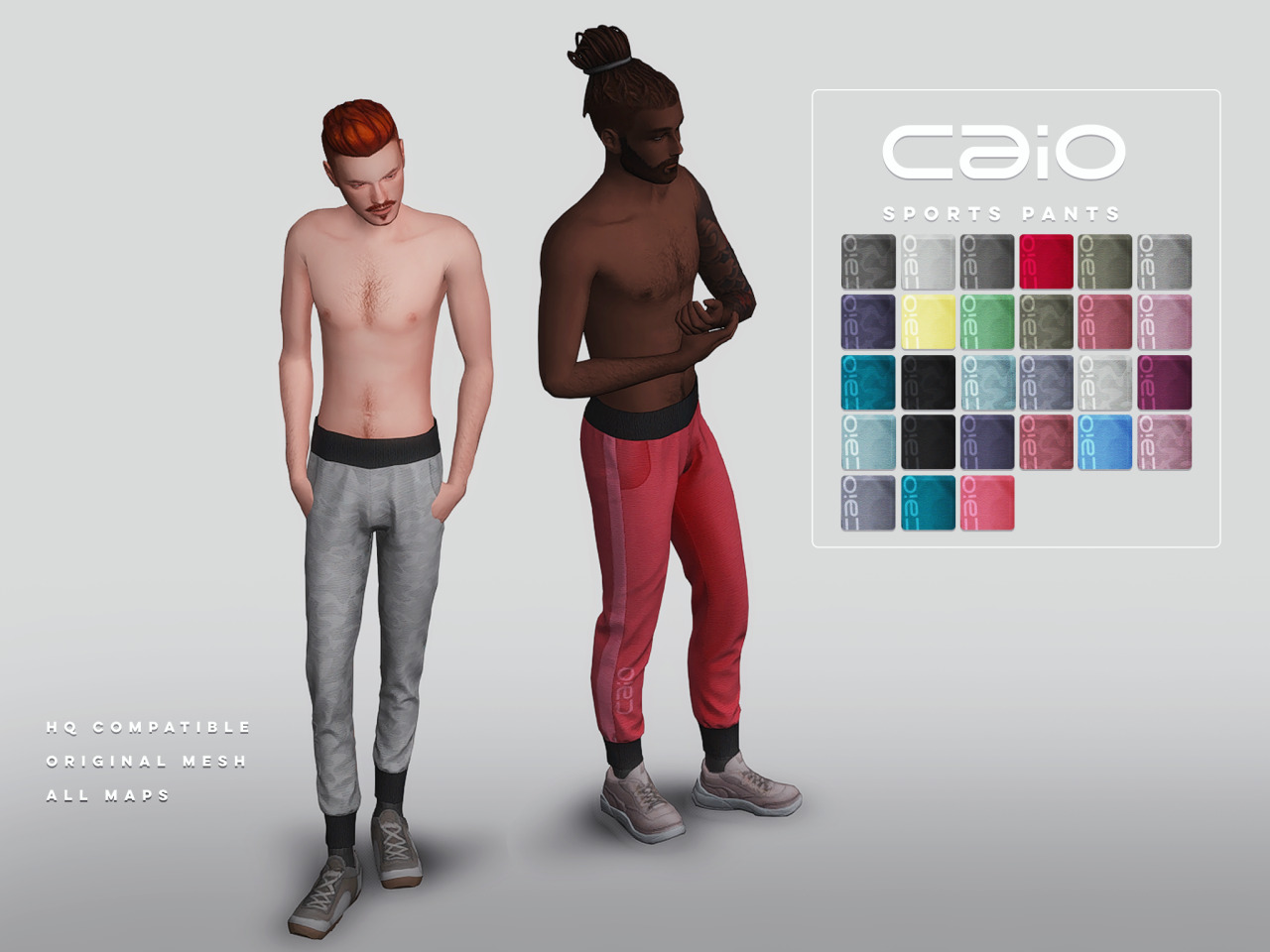 caio-cc: Male Sport Pants info at image; Hope you... - Emily CC Finds