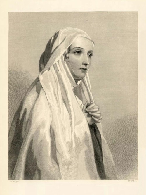 Isabella. Engraving. Published by David Bogue, Fleet Street.1846. Art by John William Wright.(1802-1