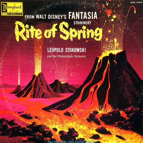 the-disney-elite:Record album covers for the soundtrack to Walt Disney’s FantasiaThe top cover is my