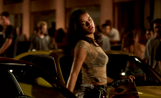 papitranquilo: joewright:Michelle Rodriguez as Letty Ortiz in THE FAST AND THE FURIOUS (2001) My gay
