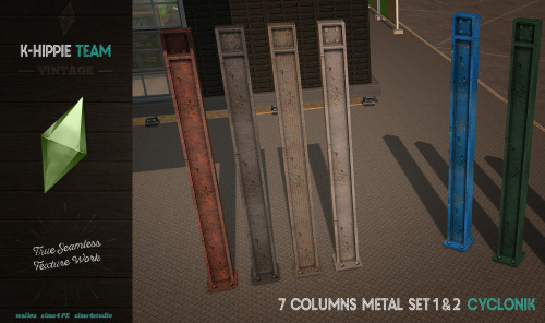 7 COLUMNS - METAL CYCLONIK - SET 1 & 2Columns are often hidden in plain sight. We offer to put t