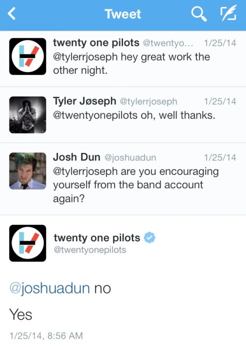 sandwiches-are-cool:  Their music isn’t the only reason why Twenty One Pilots is one of the best bands around