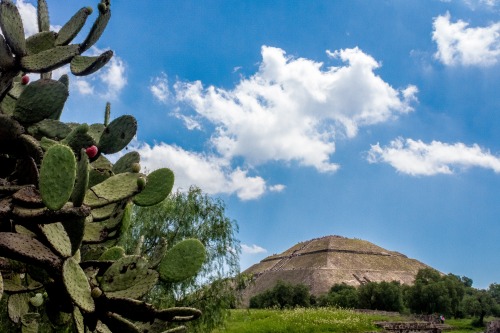 Donde los hombres se convierten en dioses. Pirámide del Sol,Teotihuacán México.