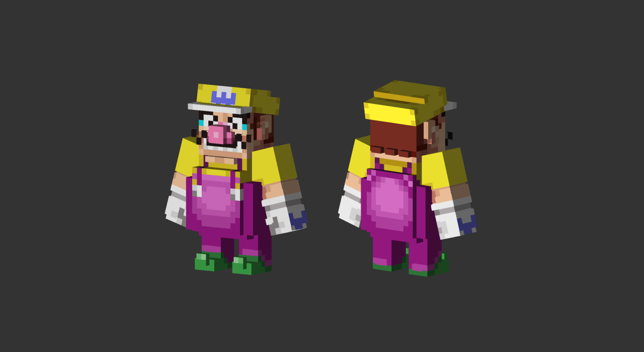 Super Mario Minecraft Skins