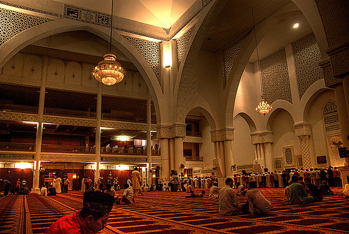 Sultan Haji Ahmed Shah Mosque. Gombak, Selangor, Malaysia.