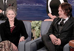 dixonscarol:    ☆Norman Reedus Appreciation Week☆ Day 6: Favorite Friendship → Melissa McBride     “[Melissa]’s such a good actress, and she gets me, you know, I feel free to be vulnerable in front of her because she gets me, like she’s