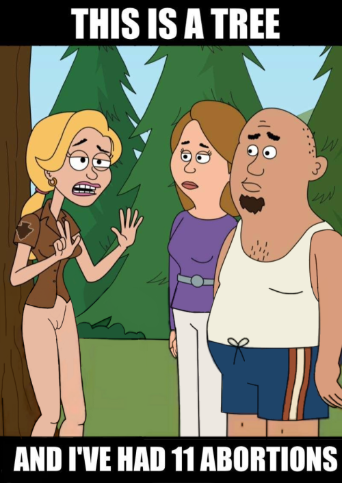 Ein paar NSFW-Comics von TV-Shows aus dem Internet. Die ersten zwei Bilder sind von Beth Smith aus Rick and Morty. Die besoffene Naturschützerin im dritten Bild ist Ethel aus Brickleberry. Im vierten Bild reibt sich Lois Griffin aus Family Guy die Möse