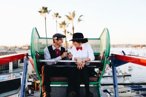 This Mary Poppins proposal and engagement shoot is practically perfect in every way!