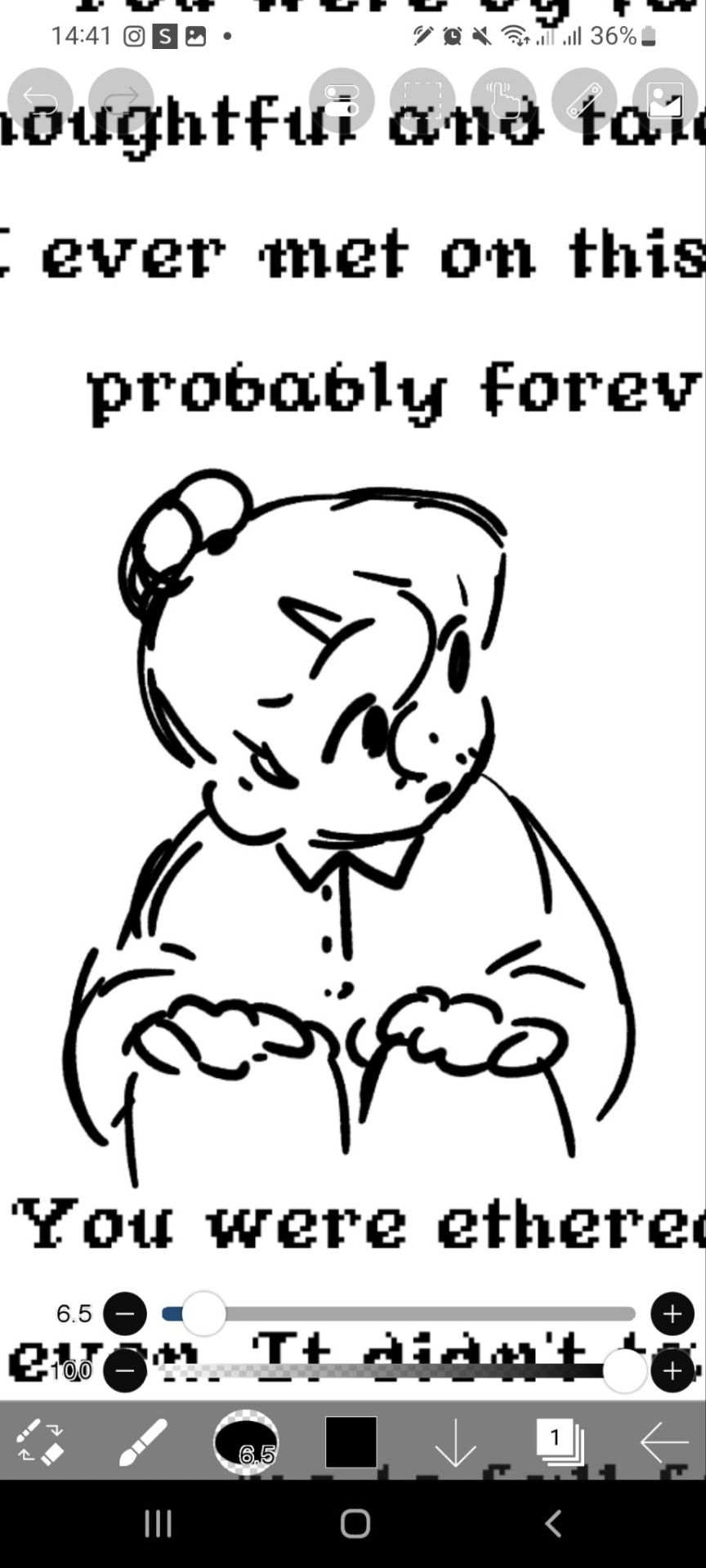 Angst Ohnanaduo Doodle Comic: Melancholy.