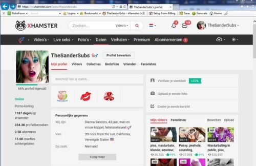 diannasanders: I’m (also) on xHamster  :   xhamster.com/users/thesandersubs 