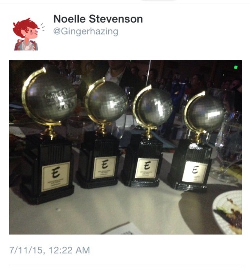 gingerhaze: disheveledhermit: Congrats to the Lumberjanes team on their Eisner award for best public