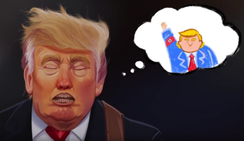I just released this parody animated video of Radiohead’s Creep, starring Donald Trump. We are