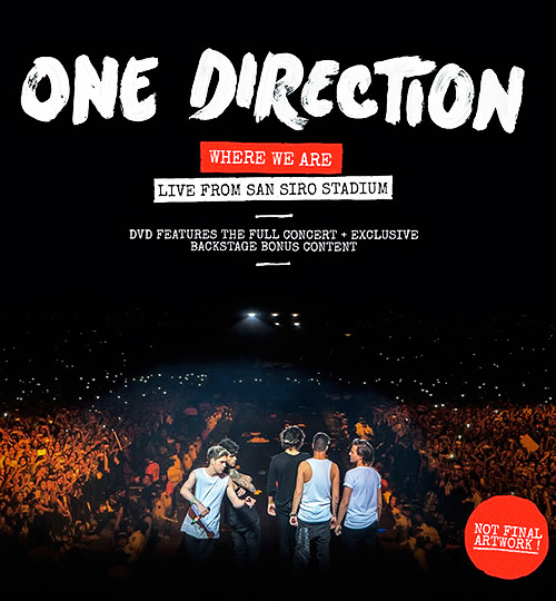 otratour-blog:  At the end of June, the band are filming the entire San Siro show in Milan and the ‘Where We Are’ Live from San Siro Stadium DVD will be released in December. This Friday (23rd), you can pre-order the DVD to make sure you get