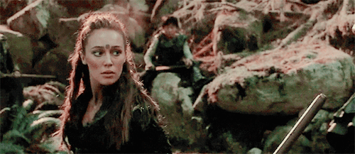 heda-kru:Lexa training with the Nightbloods