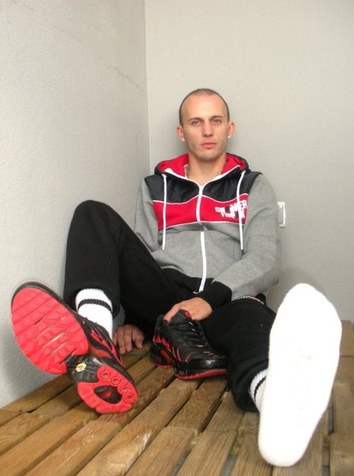 kinky-pig94:  sneakerfreakin: fluxercz:  Greg Gautier  Lots of new pics added on SneakerFreakin! Check out the archives too!    Kinky Pig!