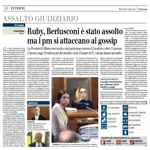 Il Giornale 01 Luglio 2015