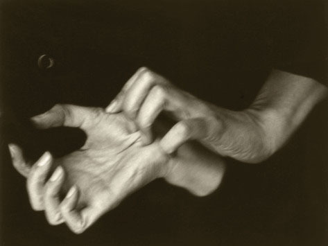 the-night-picture-collector:Alfred Stieglitz, Georgia O’Keefe’s Hands, 1918 - 1919