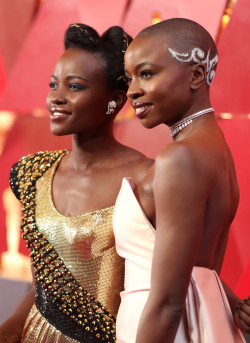 midnight-charm:  Lupita Nyong'o and Danai