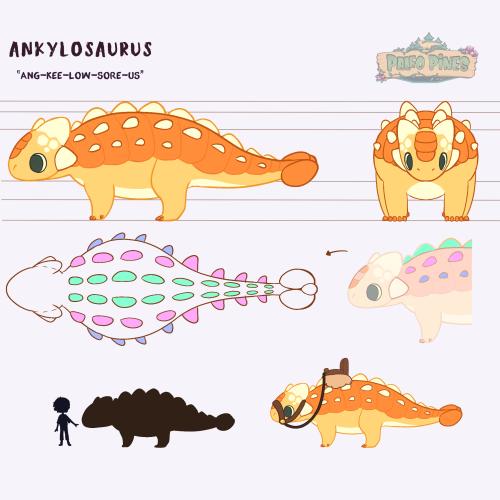 Meet the Paleo Pines Ankylosaurus!Ankylosaurus is a sweet, lackadaisical steed with a dozy yet charm