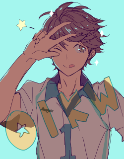 isalog:  Hello! Submitting this first because I’m using it for my icon! I’ll be posting my HQ!! and World Trigger art on this blog.  (^Д^)ゞ　ｧｨ! 