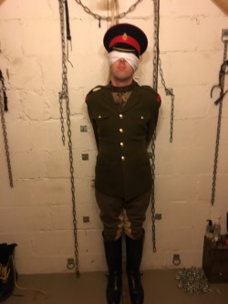 jamesbondagesx:  Soldier captured and bound