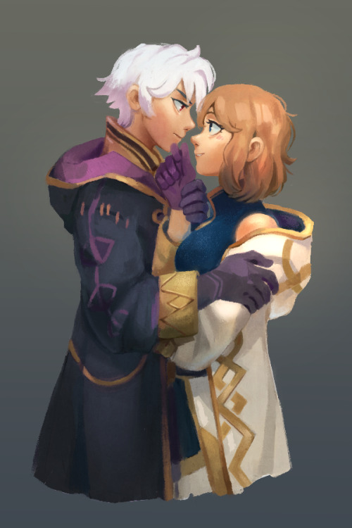 Commission: Kiran (FE heroes) + Grima for @evostrashbin ✨