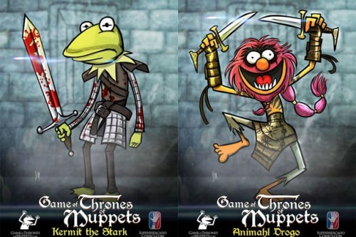comicsalliance: Yehudi Mercado Mashes up ‘Game Of Thrones,’ The Muppets, ‘Communit