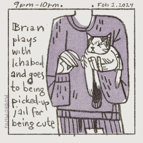 Hourly Comic Day 2024, A Relatively Quiet Day In The Wishbow House