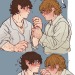 andromeddog:frodo and sam at rivendell&hellip;.. 