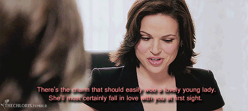 Rumplestiltskin and Regina - LaceyI’ve really missed the two of them interacting this season. 