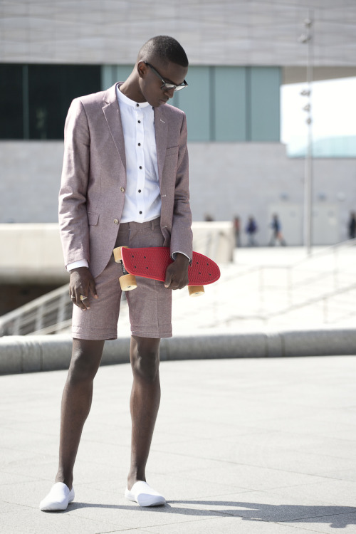 Jerome in Liverpool with skateboard.
