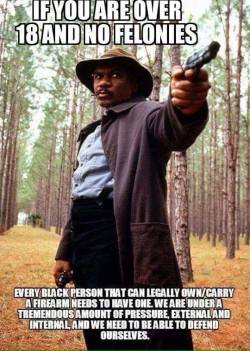 swallowthatshit:  chocolatecakesandthickmilkshakes:  jsadiqsfavpics:  chocolatecakesandthickmilkshakes:  darvinasafo:  Facts.  have a few.  And sane  Yeah, we’ll be the only ones.  Want to remind you guys that not every state has a self defense law