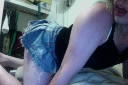 bigdaddyblog:  teenybopper-whoreboi:  A proper femboi whore’s skirt should never conceal more than an inch of his ass at most, when on all fours &lt;3 (p.s This is probably my favourite skirt)  This is a very sexy look, and the position is just right