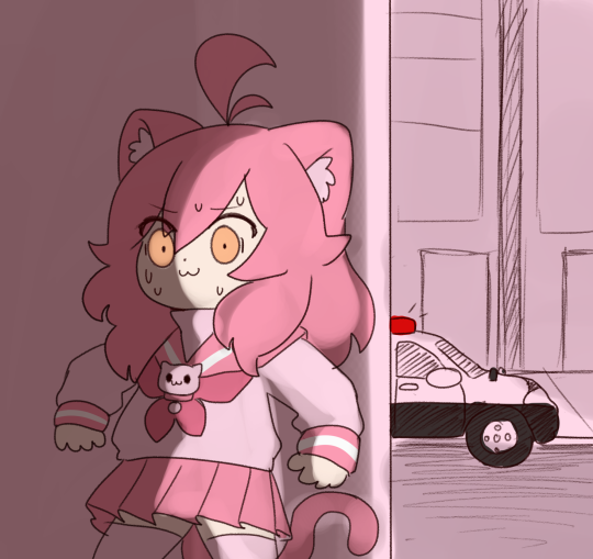 honestsister: bakaccha:  bakaccha:  bakaccha:   i had a dream i went to magical idol school and i got in trouble with the cops so the rest of the dream was me, a magical girl, running from the cops.    the reason i was being chased down was because the