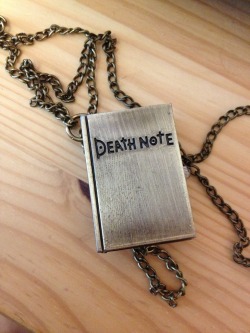 potentialh-bomb:  hey hey guys look at what i got isn’t it cool, i think it’s cool. :3 i don’t wear a watch, i love wearing long necklaces, and i want a lot of people dead so i mean, it works out perfectly. 