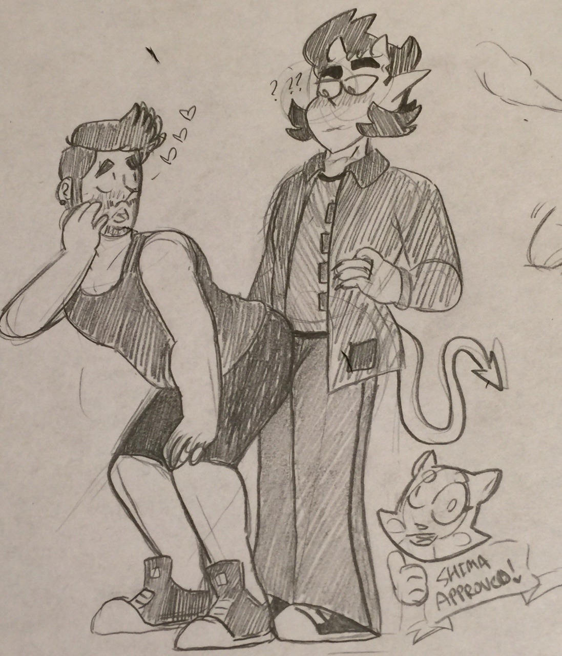 This was a quick sketch I cooked up when I was watching Hellbent&rsquo;s stream