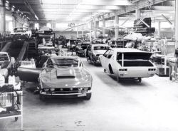 vintageclassiccars:The Iso Rivolta Factory