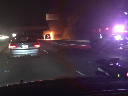 tfw the car on fire that’s holding up traffic on the Baltimore-Washington Parkway at 11:15pm on a Friday is the GMC version of the Buick you’re driving….