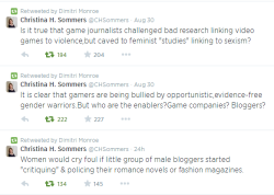venom-snake-outer-heaven:  thedmonroeshow:  Based Sommers  All Hail Christina Hoff Sommers. If Feminism had a pope figure I’d say it’s her and be more accepting of the Feminism ideology. She’s now the defender of gamers as well as the icon of what