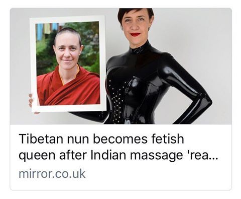 lydiasupremacy:  Haha could have been written about me! A lot of people don’t know that I lived in a Hindu monastery for two years!   http://www.mirror.co.uk/news/real-life-stories/tibetan-nun-becomes-fetish-queen-10462364?service=responsive