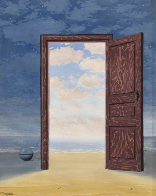 dayintonight: René Magritte Doors 