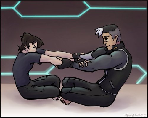 Yoga for 2!For sheith69min on twitter, 2020[on twitter] [on pillowfort]