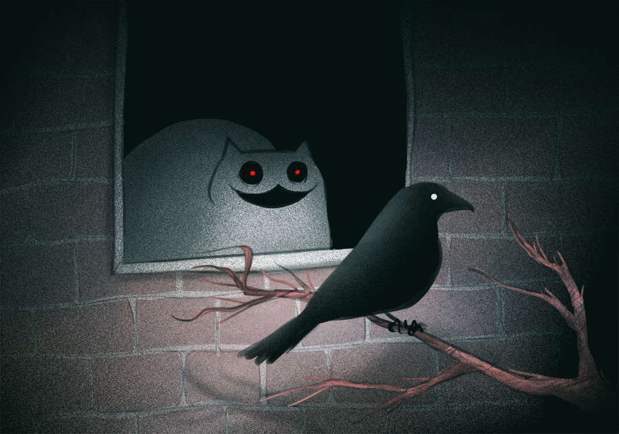 meawbin:  Creepy Cat 11-20 
