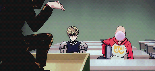 kaneki-e:  Saitama + Bubblegum 
