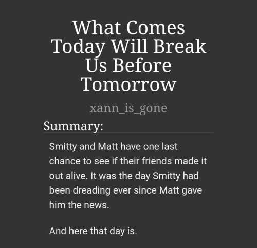 Next Fic Is Up