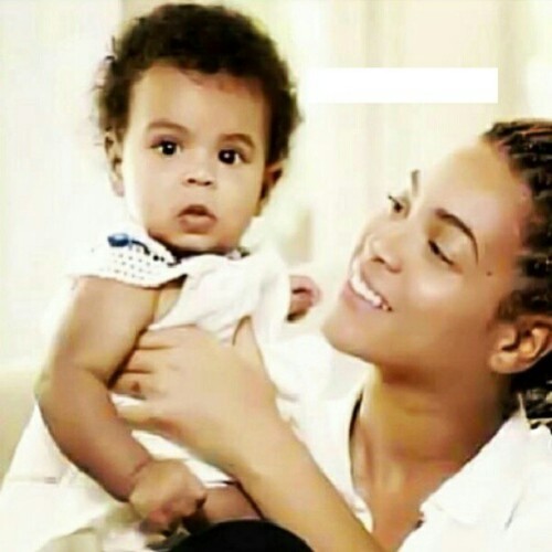 #nofilter needed. #bluivy looks the double of #beyonce when she was a #baby overload of #cute