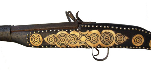 Moroccan snaphance musket, 19th century.from Plunder Pete’s Militaria