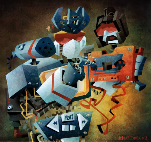 xombiedirge:Transformers by Michael Lombardi / TumblrNice ART !