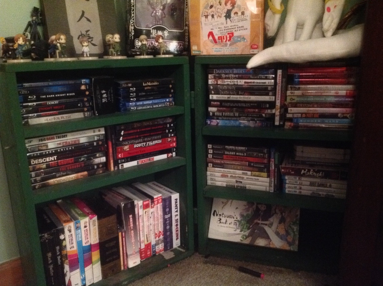 sleepingtsundere:  Not pictured; my sister’s side/disaster area, my sister.  I