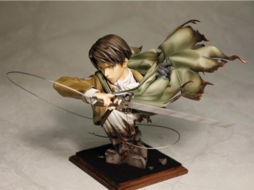 Sculptor-in-training massiuven’s incredible renditions of Levi  …TAKE ALL MY MONEYETA (May 2016): Added another variation of massiuven’s Levi that has surface treatment!ETA (February 2017): massiuven has finally painted the statue!! Wow!